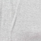 Light Grey Marl Rib Knit, Cotton-Poly