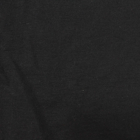 Cotton Nylon Stretch Jersey Knit Fabric, 163 gsm, 160 cm — Black