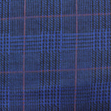 Blue Houndstooth Knit, Polyester