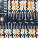 Black Houndstooth Knit, Polyester — texture