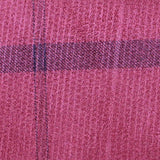 Magenta Plaid Faux Suede, Polyester — texture