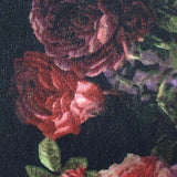 Red Floral Woven, Polyester — texture