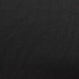 Polyester Stretch Interlock Knit Fabric, 263 gsm, 160 cm — Black