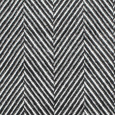 Black Chevron Jacquard, Polyester, 179 gsm