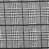 Black Plaid Jacquard, Polyester — texture