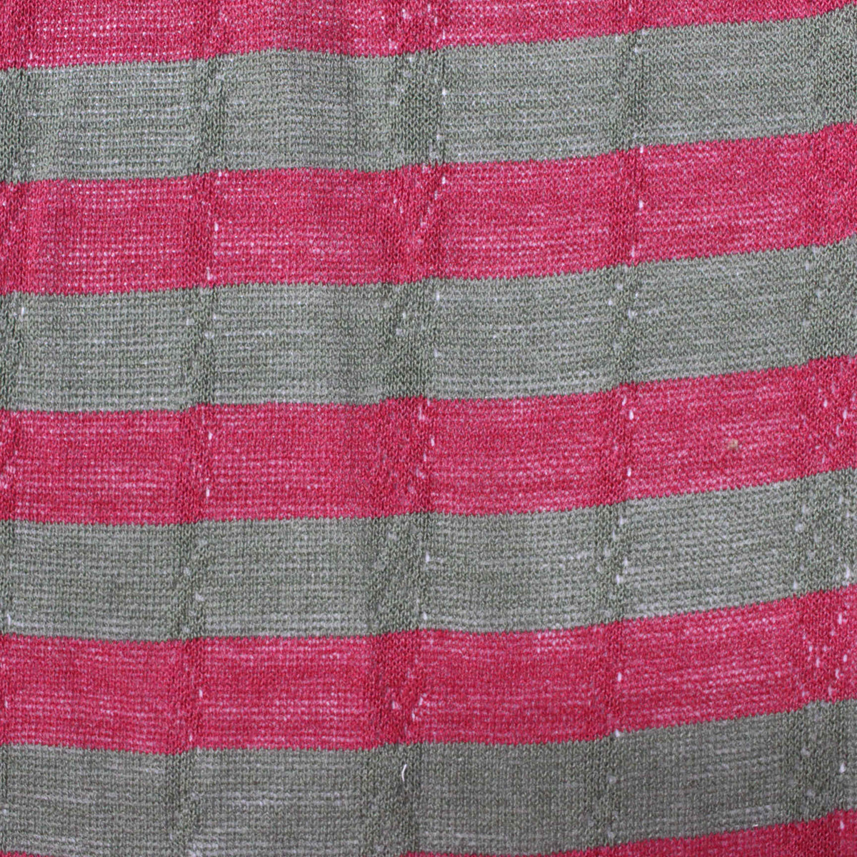 Pink Horizontal-Stripe Pointelle Knit, Viscose-Nylon, 180 gsm