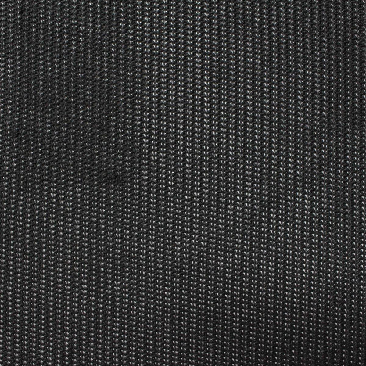 100% Polyester Rib Knit Fabric, 148 gsm, 145 cm — Black