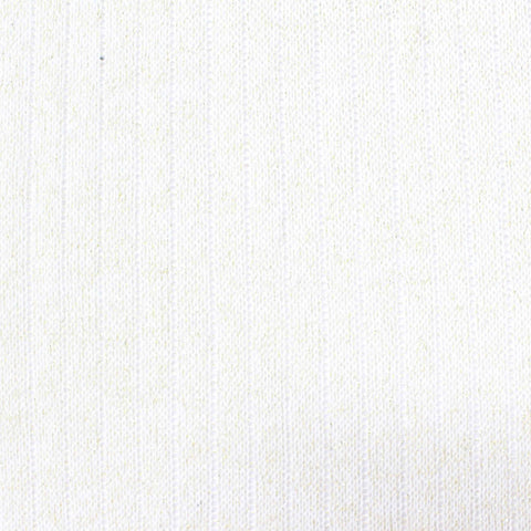 Polyester Metallic Jersey Knit Fabric, 180 gsm, 188 cm — White