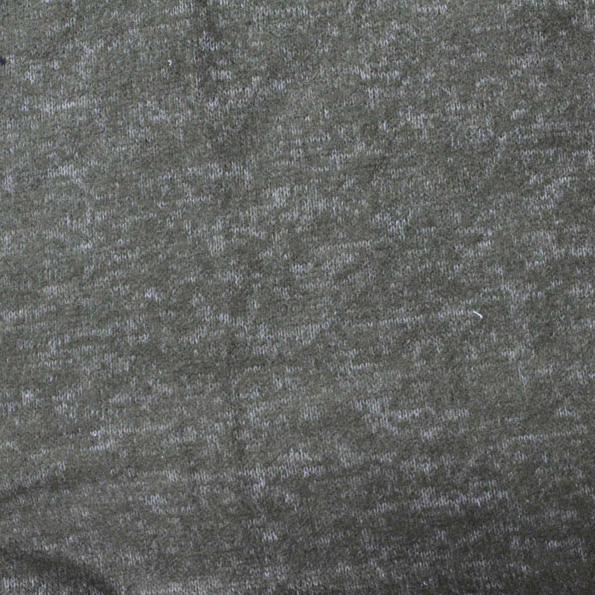 Dark Olive Marl Chunky Knit, Viscose-Poly, 199 gsm