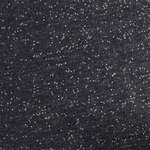 Dark Grey Flecks French Terry, Poly-Viscose