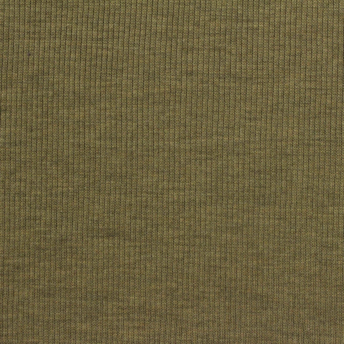 Olive Marl Rib Knit, Polyester