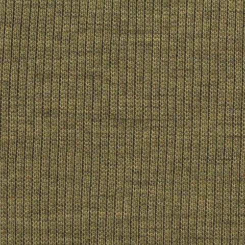 Olive Marl Rib Knit, Polyester