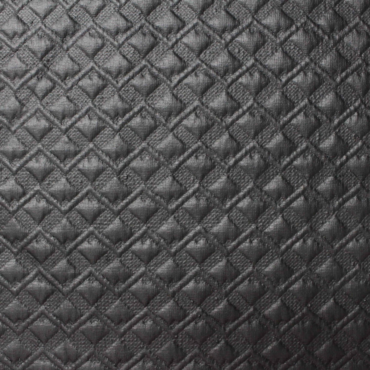 Grey Tone-on-Tone Diamond Jacquard, Polyester, 342 gsm