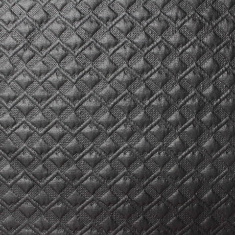 Grey Tone-on-Tone Diamond Jacquard, Polyester, 342 gsm