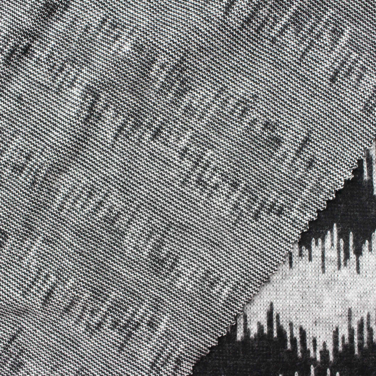 Grey Geometric Jacquard, Viscose