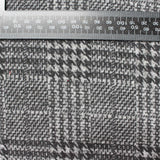 Black Houndstooth Jacquard, Poly-Viscose