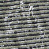 Dark Grey Horizontal-Stripe Jacquard, Poly-Cotton — texture