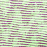 Purple Horizontal-Stripe Pointelle Knit, Poly-Cotton