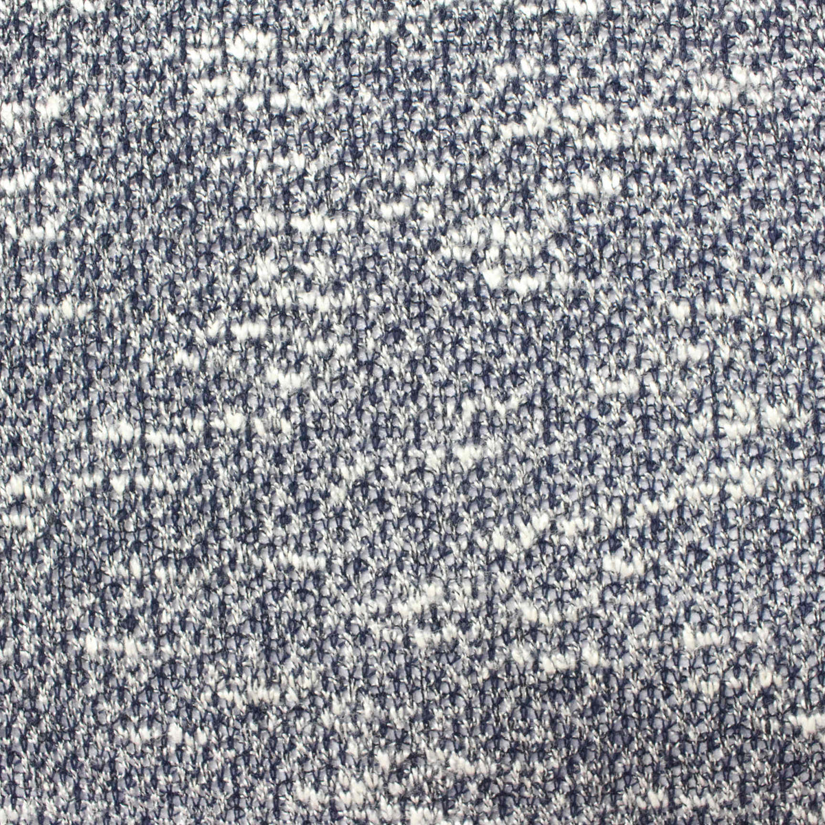 Dark Blue Marl Chunky Knit, Poly-Cotton, 186 gsm