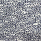 Dark Blue Marl Chunky Knit, Poly-Cotton