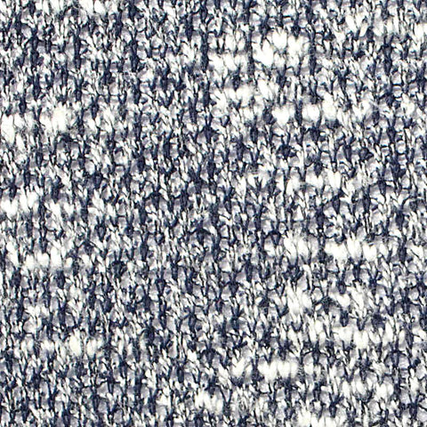 Dark Blue Marl Chunky Knit, Poly-Cotton, 186 gsm