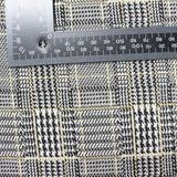 Black Plaid Jacquard, Polyester