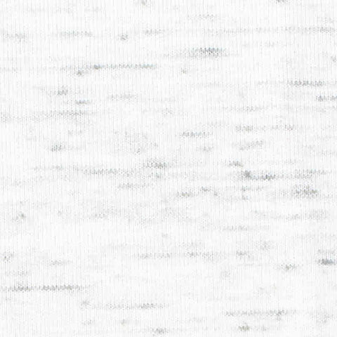 White Marl French Terry, Polyester, 253 gsm