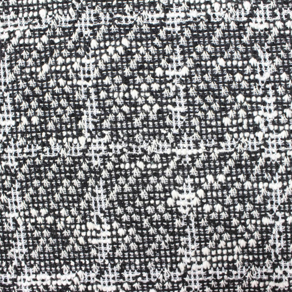 Black Marl Jacquard, Poly-Cotton