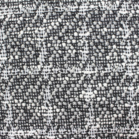 Black Marl Jacquard, Poly-Cotton