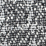Black Marl Jacquard, Poly-Cotton — texture