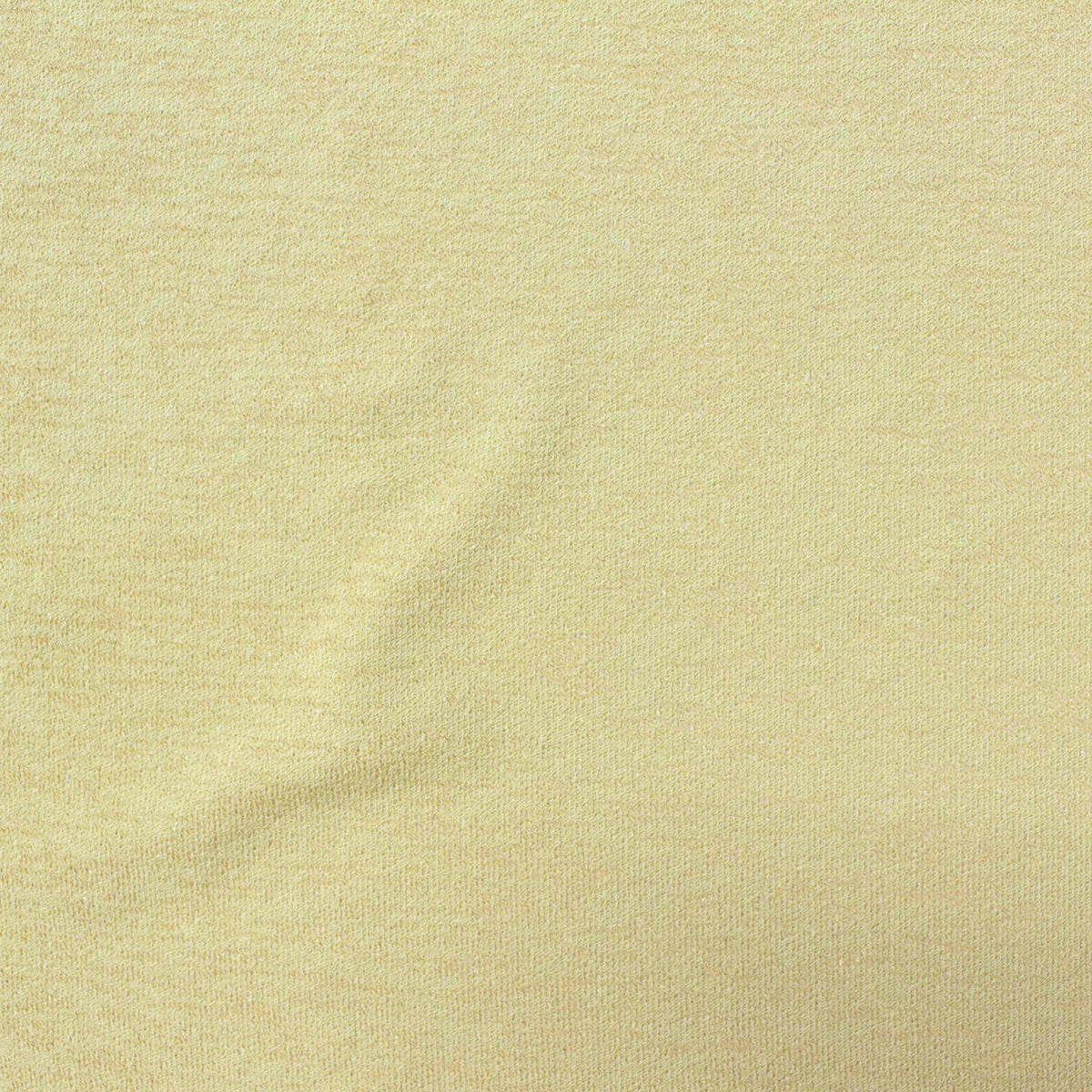 Light Yellow Marl Jersey Knit, Polyester, 164 gsm