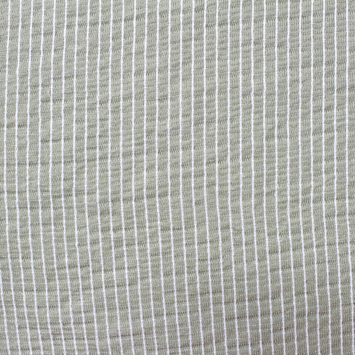 White Vertical-Stripe Crepe, Viscose, 230 gsm