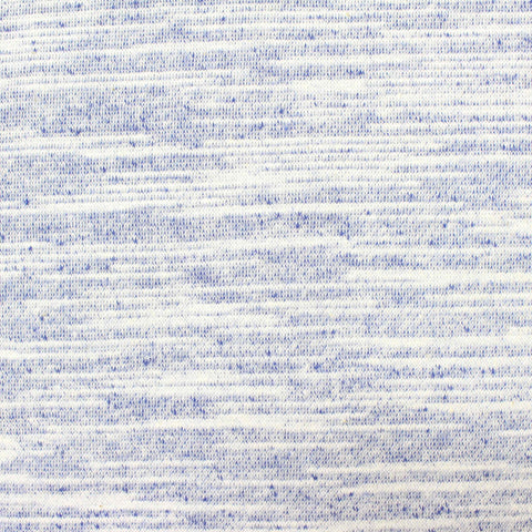 Light Blue Marl French Terry, Poly-Cotton, 351 gsm