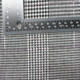 Black Houndstooth Jacquard, Polyester
