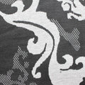 Jacquard 100% Polyester Knit Fabric, 270 gsm, 155 cm — Grey