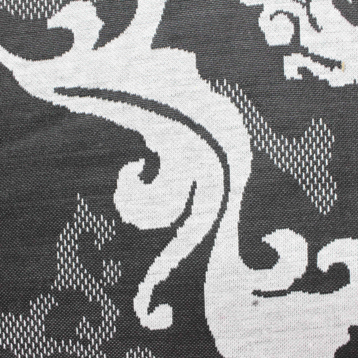 Jacquard 100% Polyester Knit Fabric, 270 gsm, 155 cm — Grey