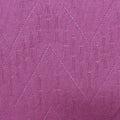 Magenta Eyelet Pointelle Knit, Cotton-Modal