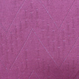 Magenta Eyelet Pointelle Knit, Cotton-Modal