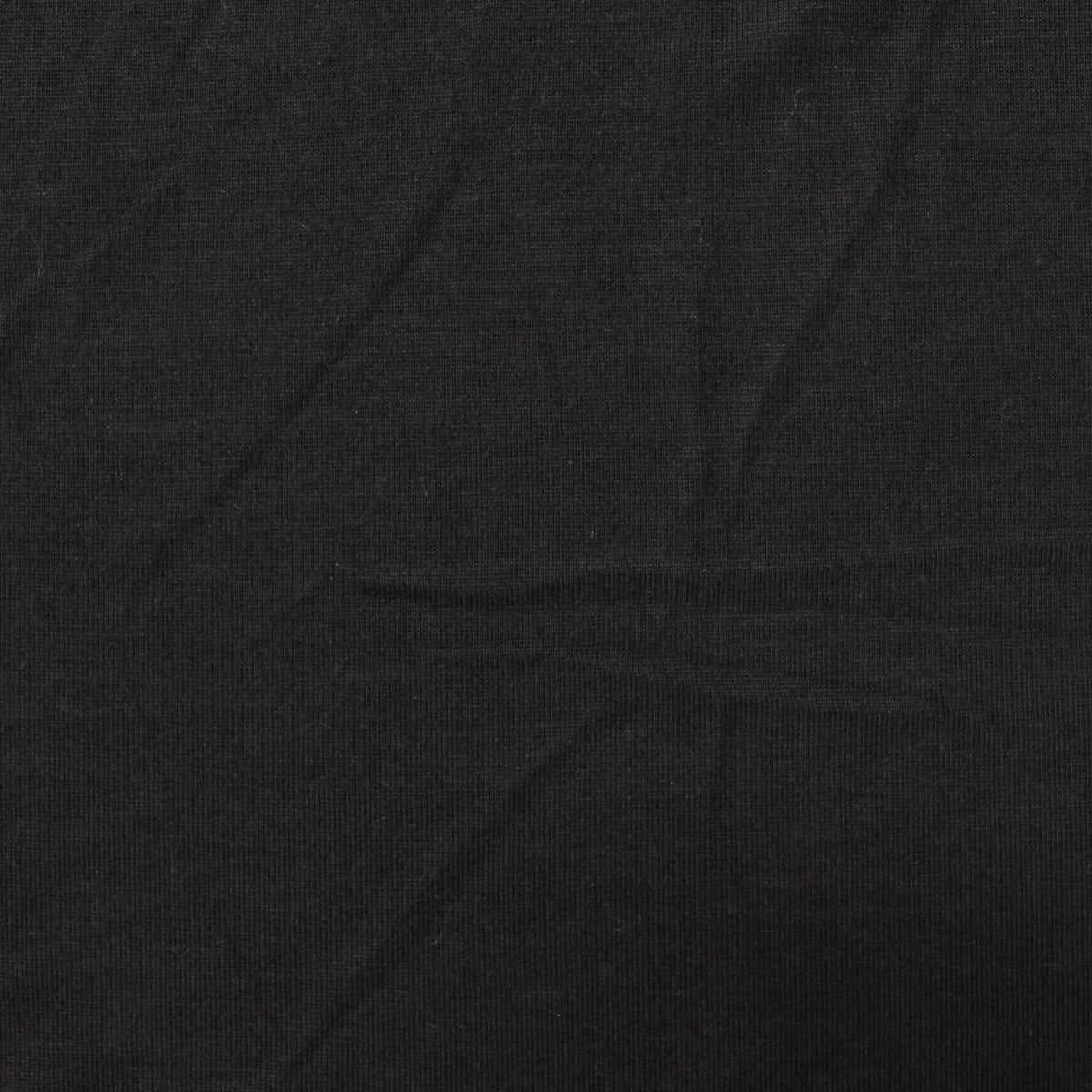 Polyester Viscose Jersey Knit Fabric, 146 gsm, 170 cm — Black