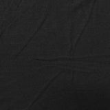 Polyester Viscose Jersey Knit Fabric, 146 gsm, 170 cm — Black