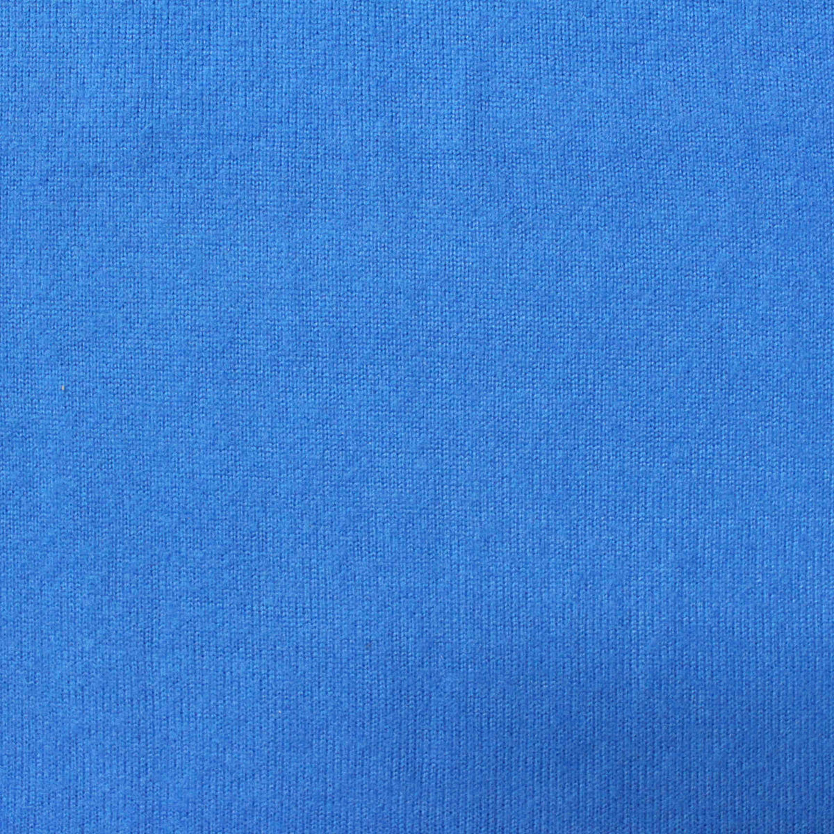 Brushed Polyester Stretch Chunky Knit Fabric, 225 gsm, 160 cm — Blue