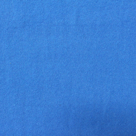 Brushed Polyester Stretch Chunky Knit Fabric, 225 gsm, 160 cm — Blue