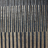 Dark Blue Stripes Rib Knit, Polyester