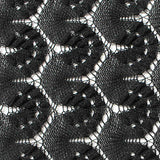 Black Openwork Lace, Polyester — texture