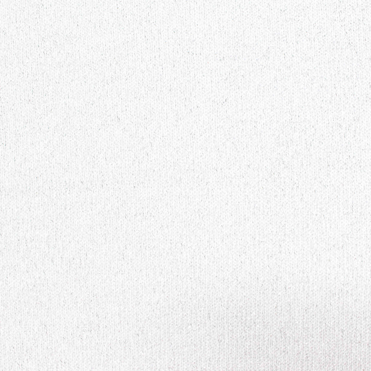Polyester Metallic Stretch Chunky Knit Fabric, 180 gsm, 150 cm — White