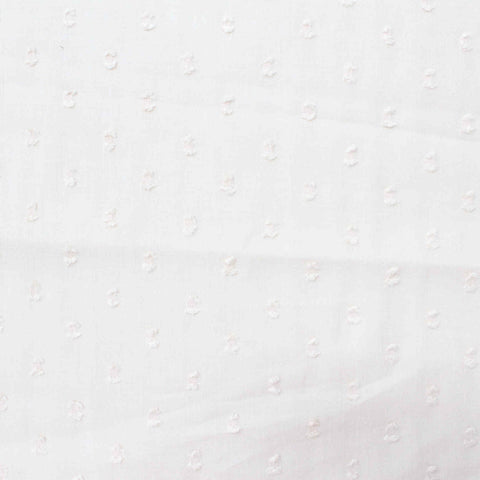 White Textured-Dot Jacquard