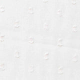 White Textured-Dot Jacquard — texture