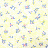 Pink Floral Crepe, Cotton-Poly
