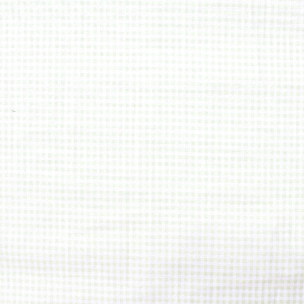 Light Green Check Voile, Cotton