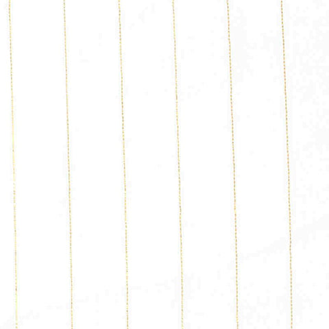 Light Yellow Vertical-Stripe Chiffon, Polyester